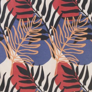 Montrose Tie Dress - Layered Palms Peach - Image 6