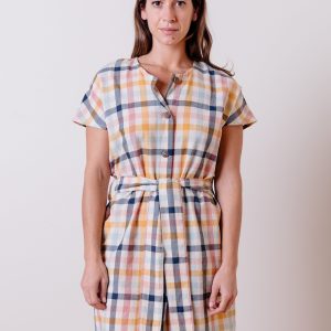 Renee Dress - Multi Gingham - Image 1