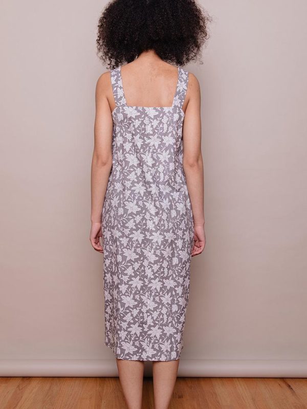 Della Dress - Grey Floral - Image 2