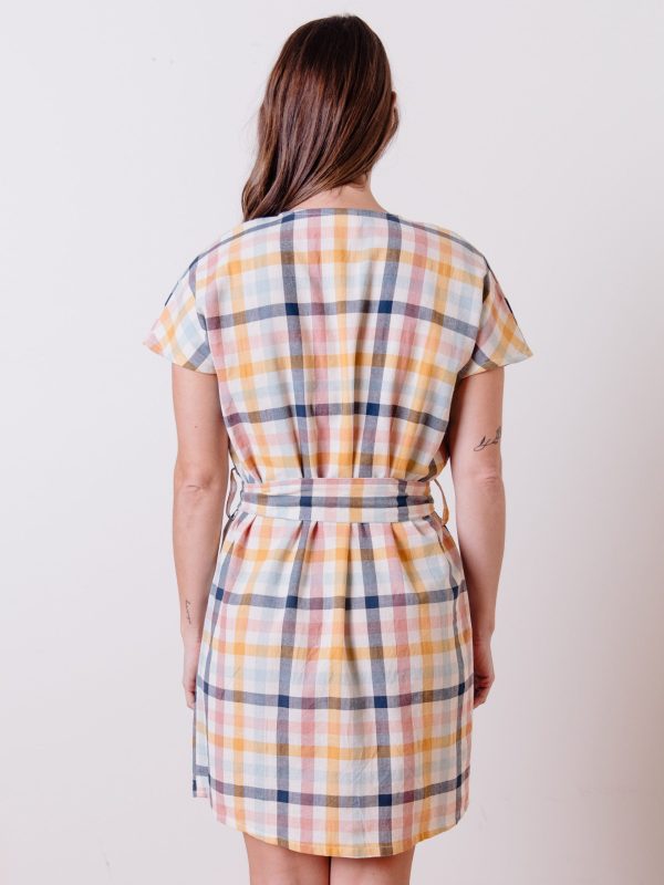 Renee Dress - Multi Gingham - Image 2
