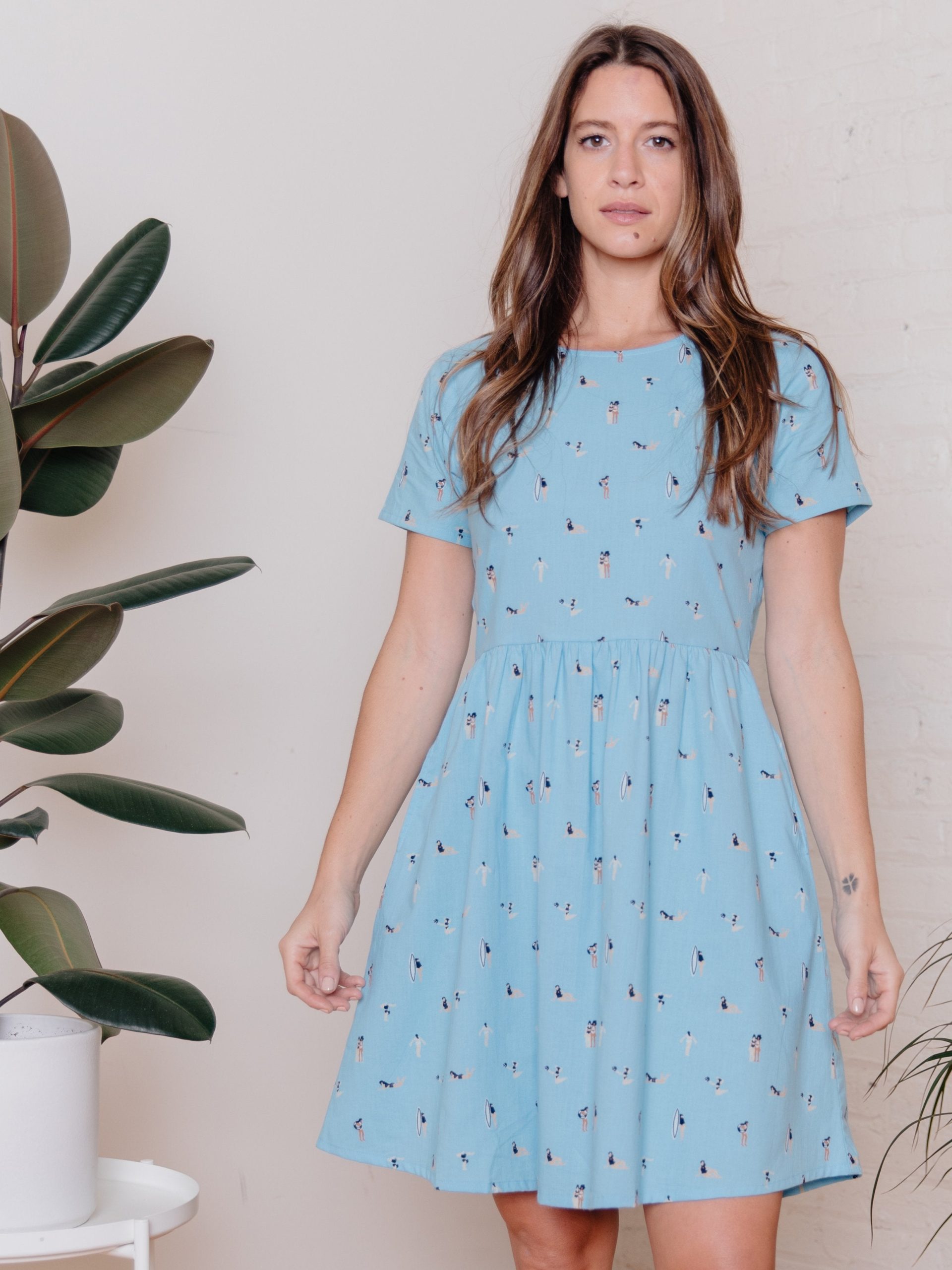 Serenade Dress - Blue Swimmers - Image 1