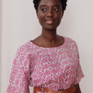 Roo Elastic Waist Dress - Pink Diamond - Image 3