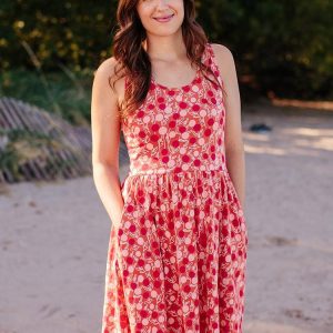 Summer Sonnet Dress - Peach - Image 2