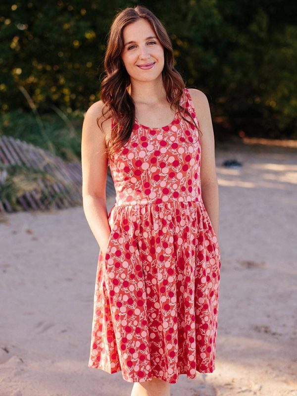 Summer Sonnet Dress - Peach - Image 2