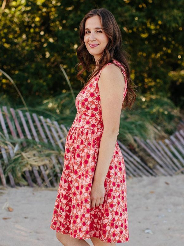 Summer Sonnet Dress - Peach - Image 4