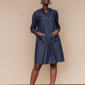 Ranji Dress - Blue Denim - Image 2