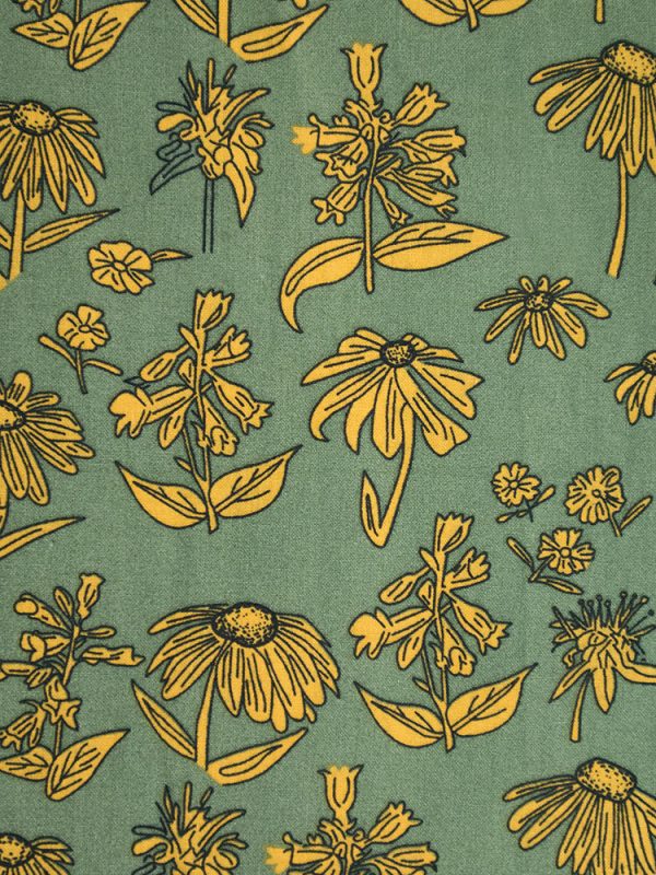 Rachelle Midi Dress - Green Floral - Image 5