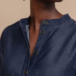 Ranji Dress - Blue Denim - Image 4