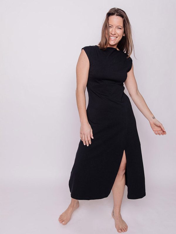 Elise Sheath Dress - Black - Image 4