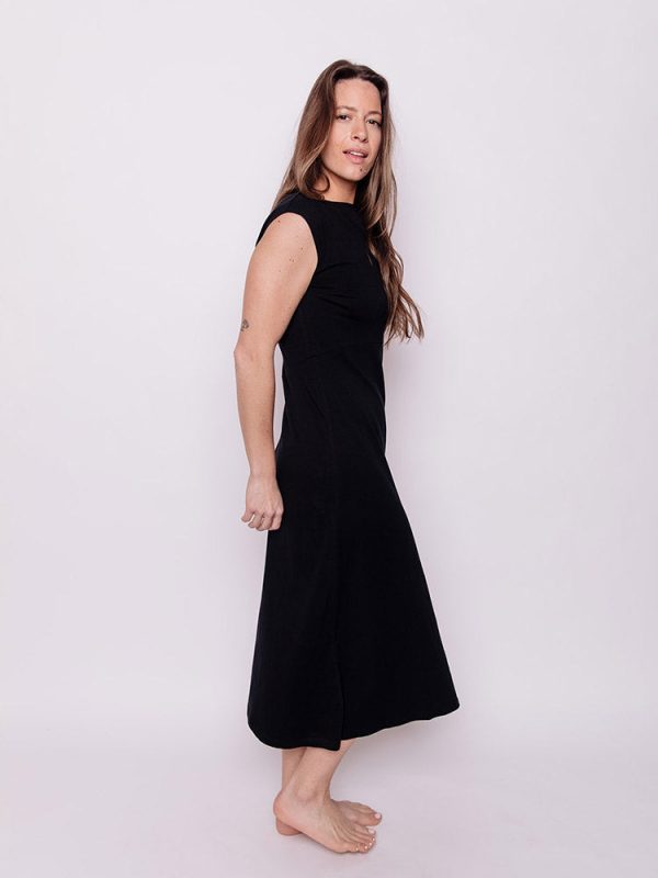 Elise Sheath Dress - Black - Image 7