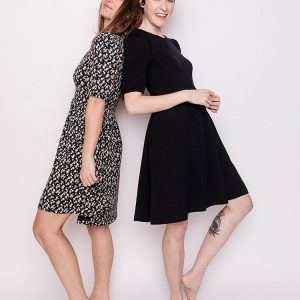 Inez Bubble Sleeve Dress - Frost - Image 2