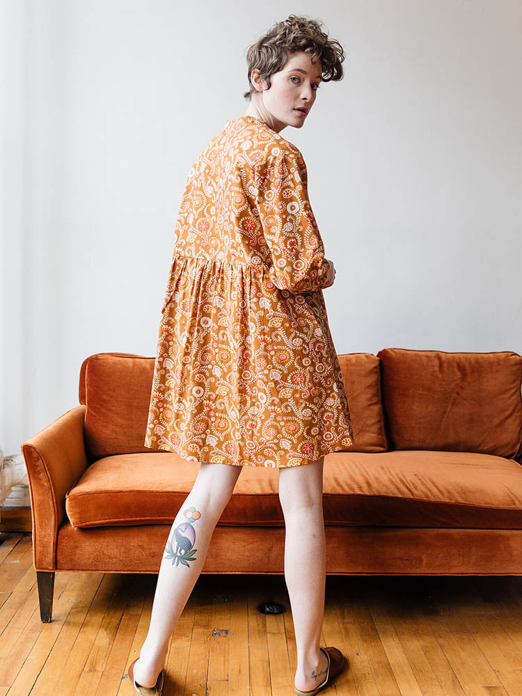 Sohla Mini Dress - Paprika Suzani - Image 3