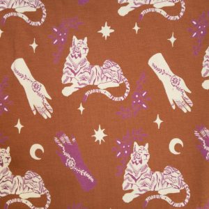 Marley Boxy Wrap Top - Orchid Tigress - Image 6