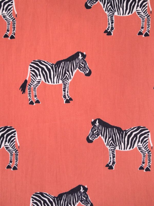 Adelaide Tiered Mini Dress - Zebra Bright Berry - Image 4