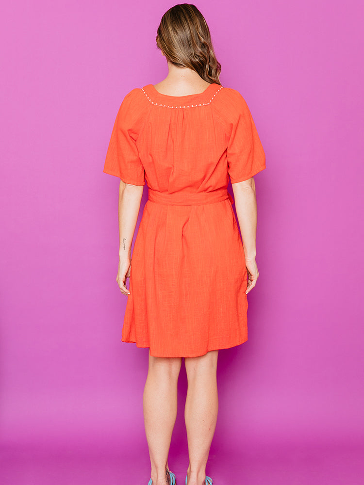 Alexis Mini Dress - Poppy - Image 4