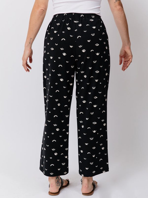 Fae Wide Leg Pant - Onyx Eyes - Image 3