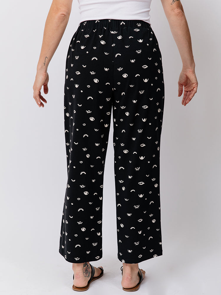 Fae Wide Leg Pant - Onyx Eyes - Image 3