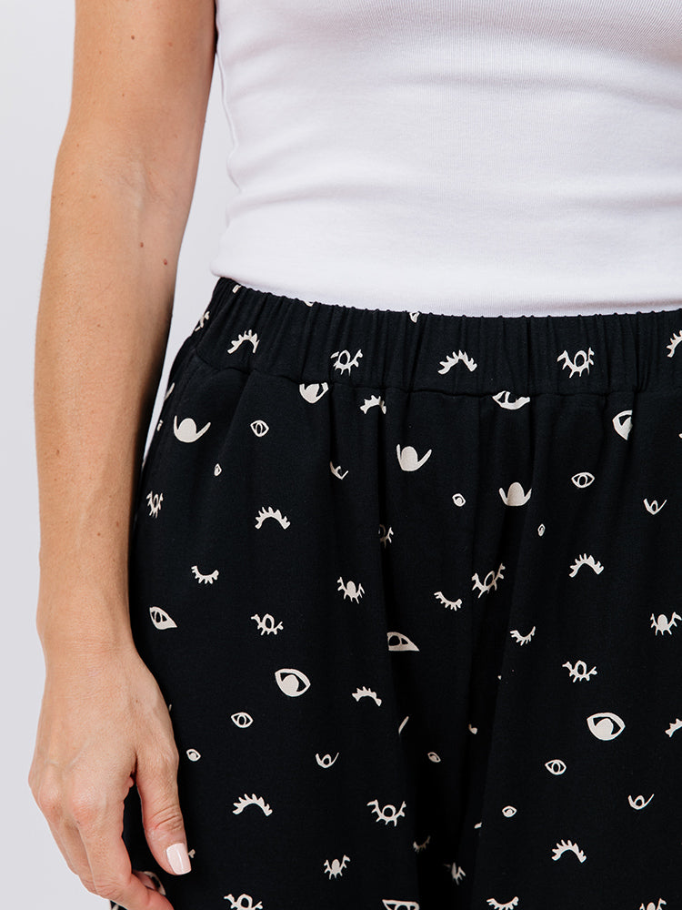 Fae Wide Leg Pant - Onyx Eyes - Image 4