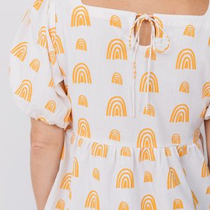 Nico Babydoll Top - Sunny Stripes - Image 6