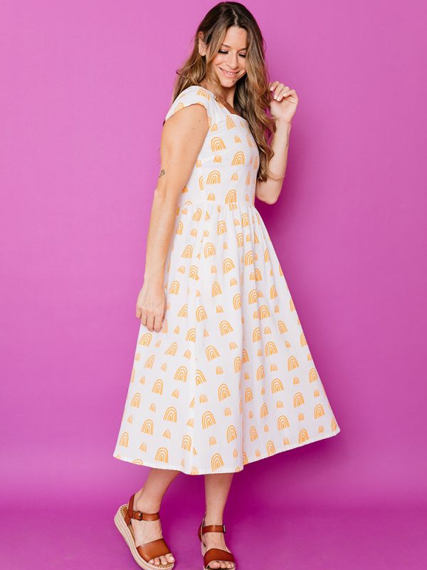 Rupi Midi Dress - Sunny Stripes - Image 3