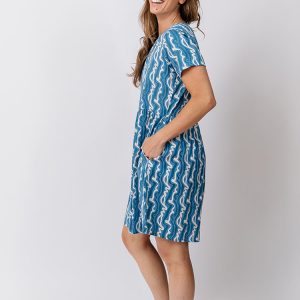Serenade Dress - Blue Samudra - Image 2