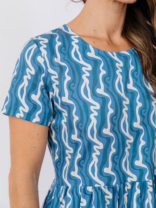 Serenade Dress - Blue Samudra - Image 6