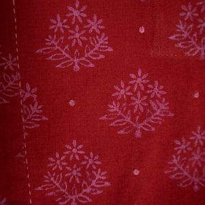 Sohla Mini Dress - Floral Stamp Red - Image 5