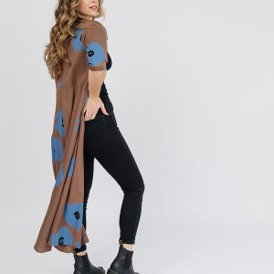 Aditi Wrap Dress - Dark Oak - Image 3