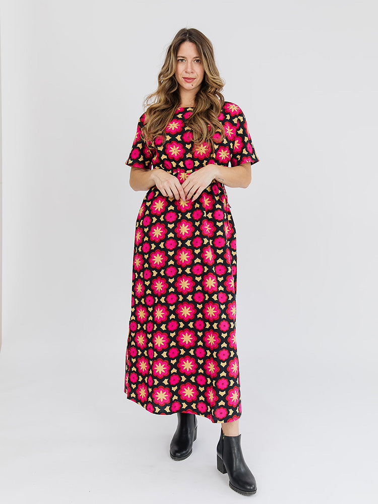 Aimee Maxi Dress - Mod Fuchsia - Image 3
