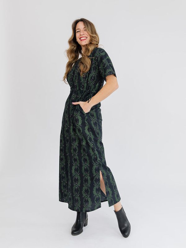 Aimee Maxi Dress - Vine Twist Forest - Image 3