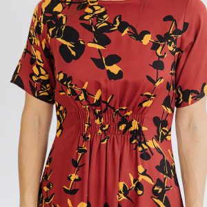 Artsy Traveler Midi Dress - Eucalyptus Spice - Image 7