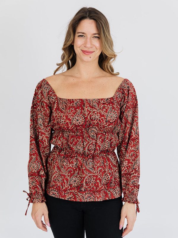 Jules Top - Red - Image 2