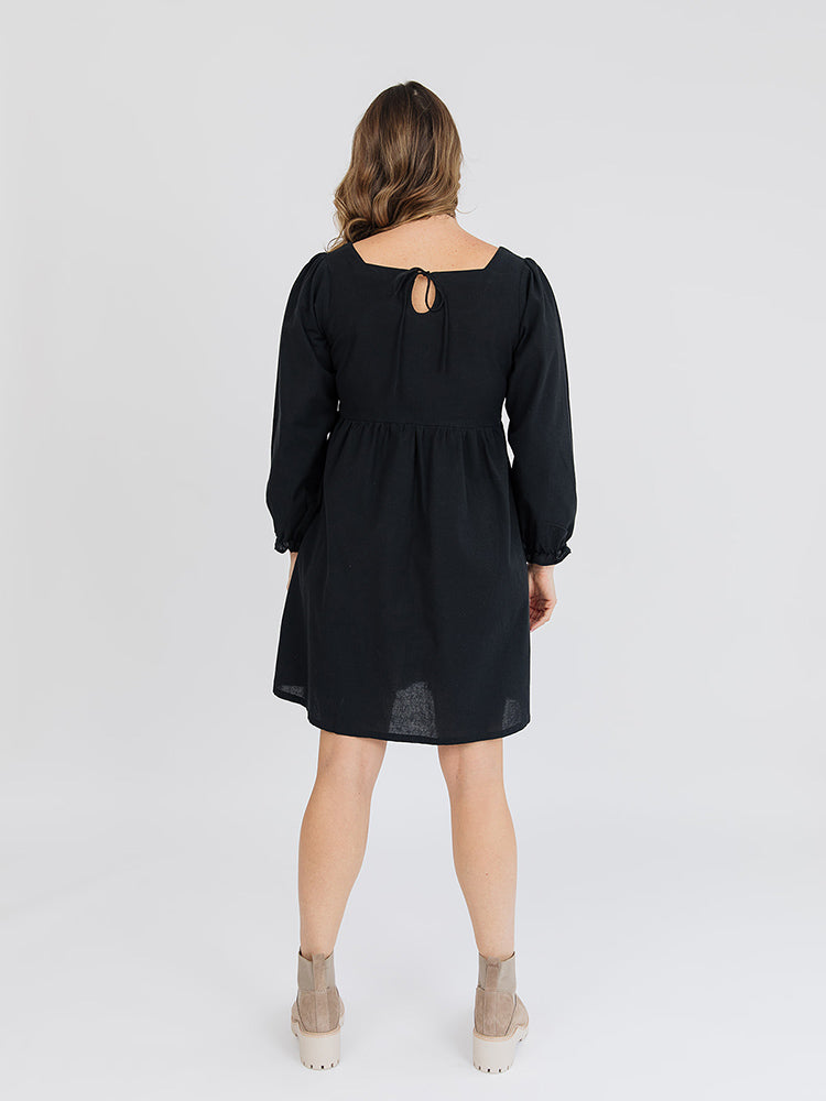 Nico Mini Dress - Black - Image 7