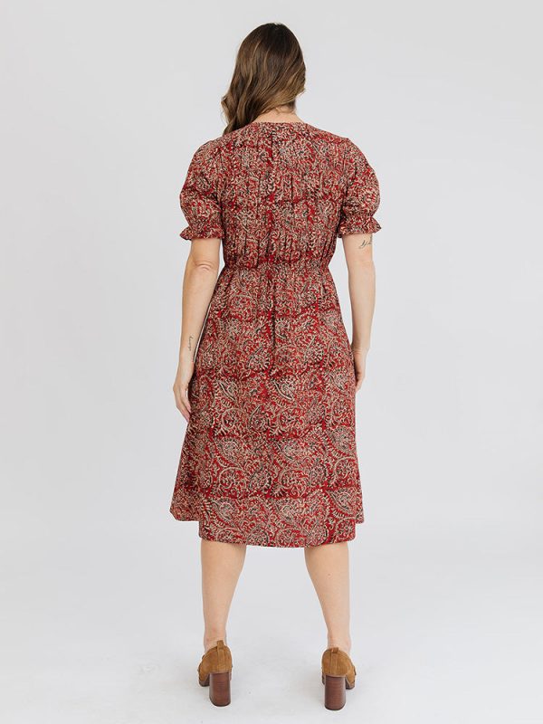 Santo Dress - Red - Image 3