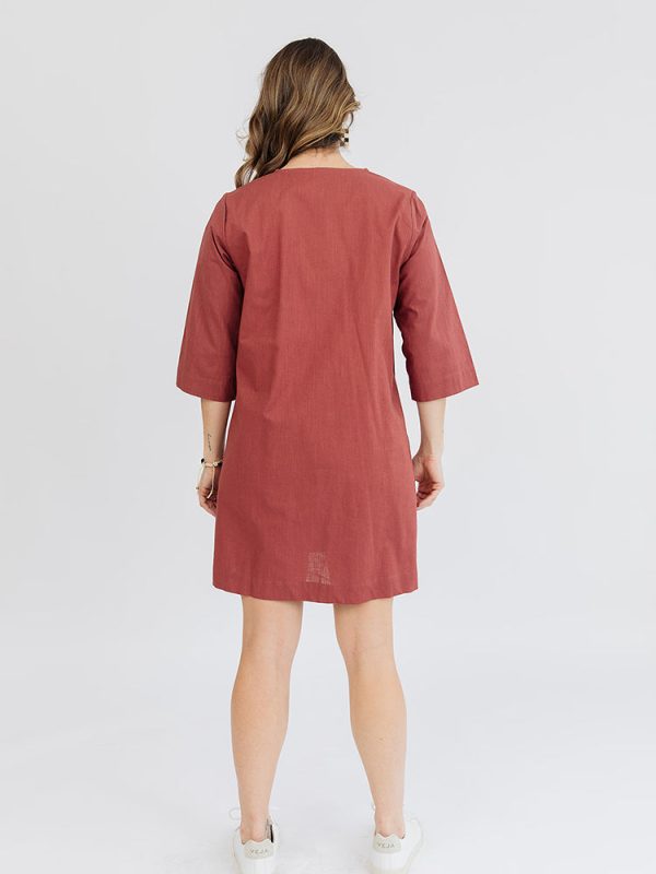 Sawyer Dress - Cinnamon - Image 6