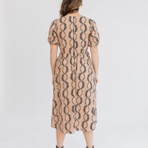 Sydney Midi Dress - Vine Twist Sand - Image 5