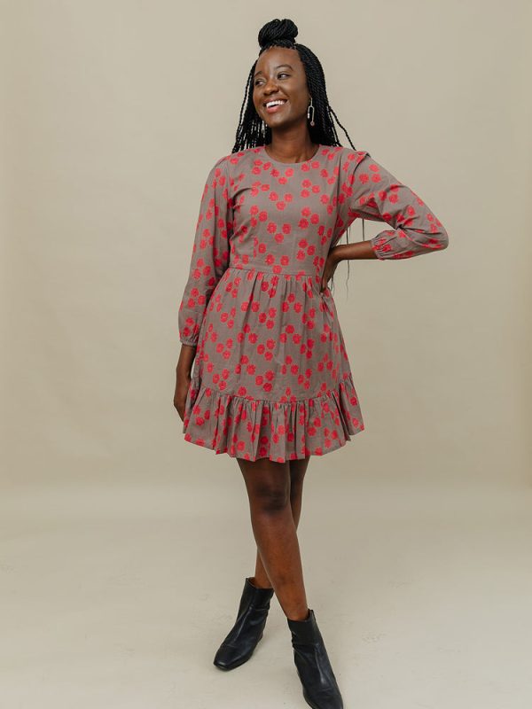 Erin Mini Dress - Fuchsia Floral - Image 5