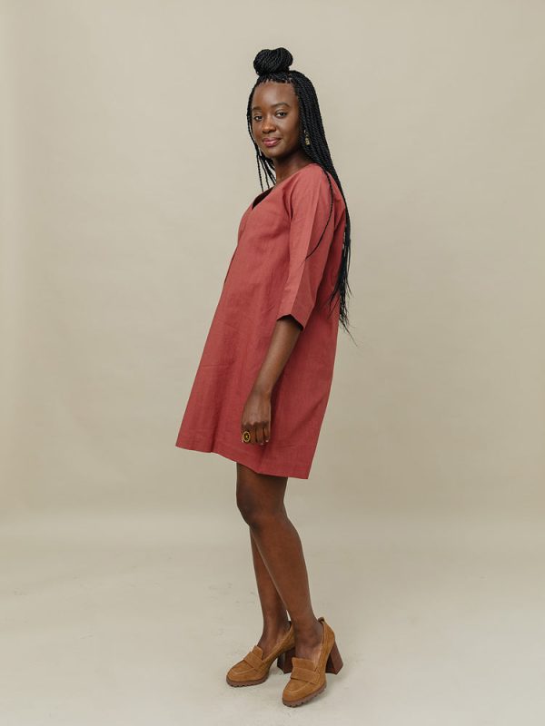 Sawyer Dress - Cinnamon - Image 5