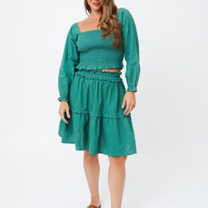 Avalon Layered Skirt - Everglade - Image 3