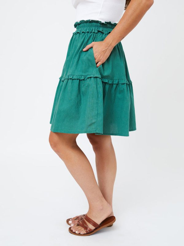Avalon Layered Skirt - Everglade - Image 2