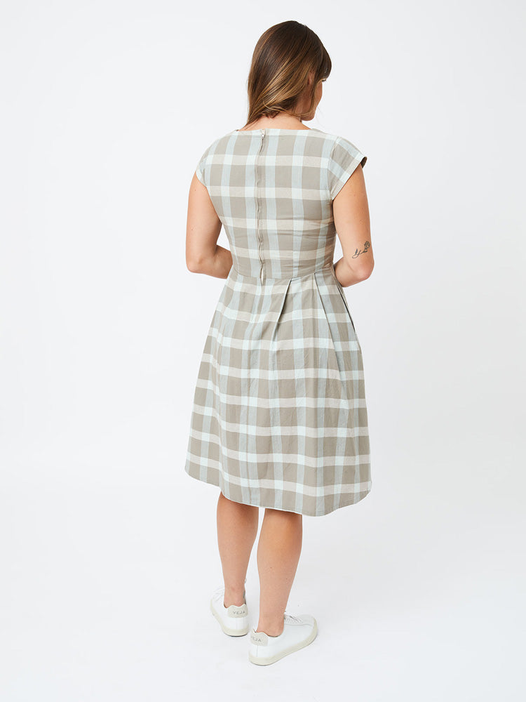 Devonshire Dress - Sterling Plaid - Image 5