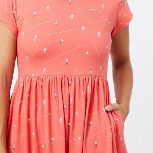 Logan Midi Dress - Badminton Melon - Image 2