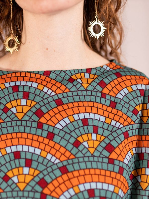 Ruth Top - Mosaic Fan - Image 2