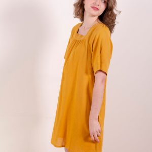 Alexis Mini Dress - Turmeric - Image 3