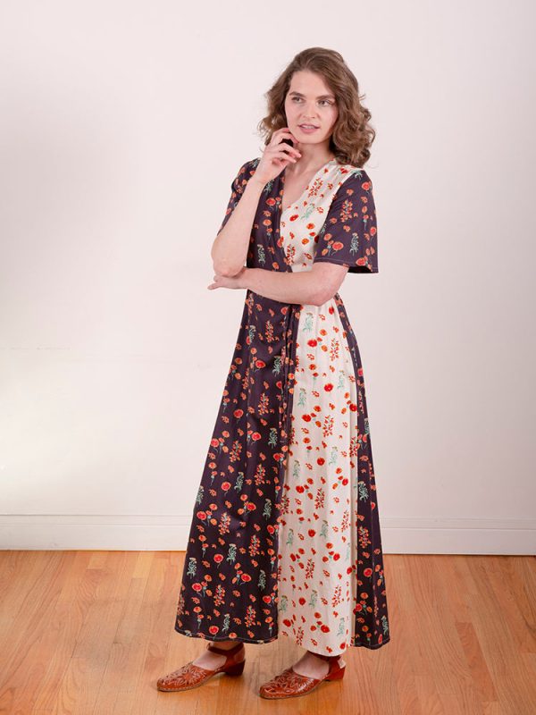 Brea Wrap Dress - Botanical Mix - Image 5