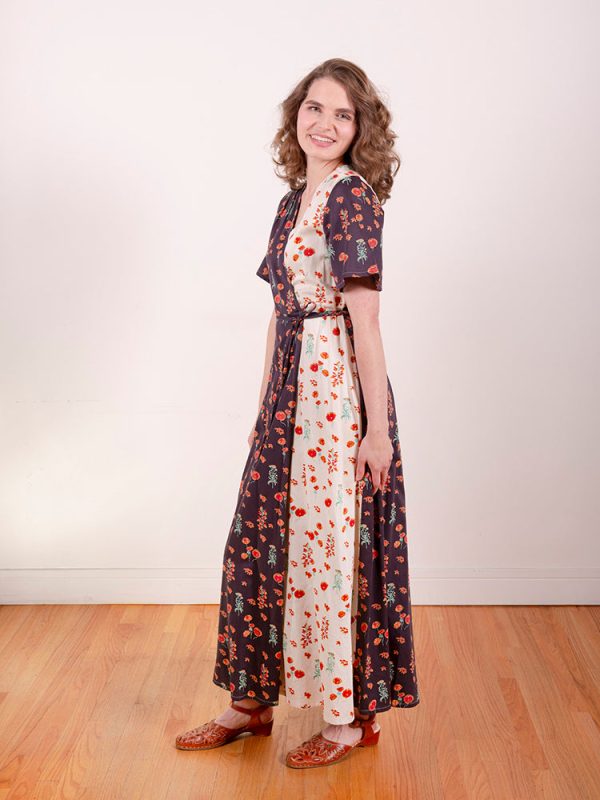 Brea Wrap Dress - Botanical Mix - Image 3