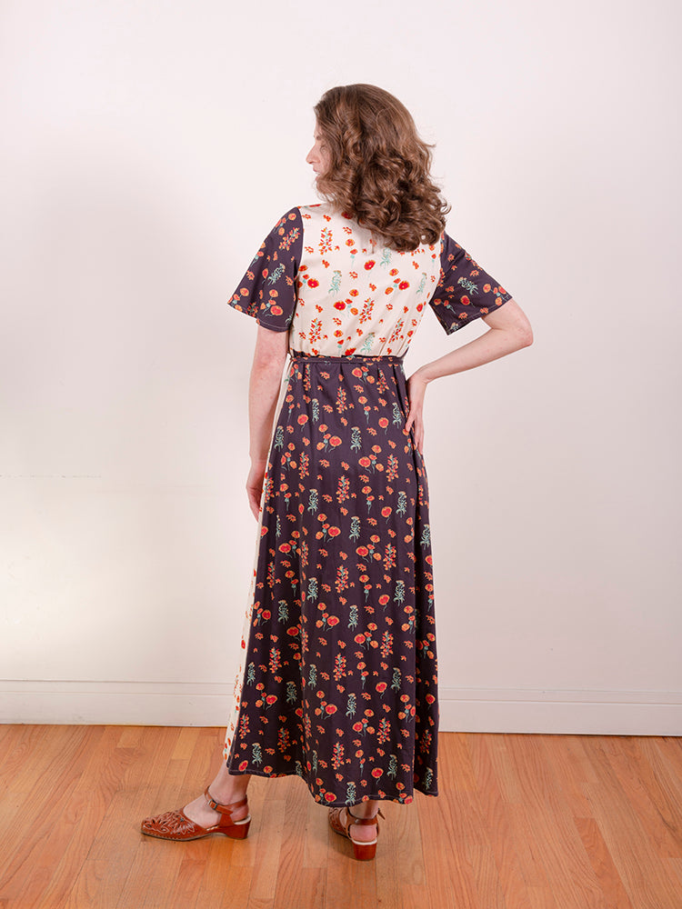 Brea Wrap Dress - Botanical Mix - Image 4