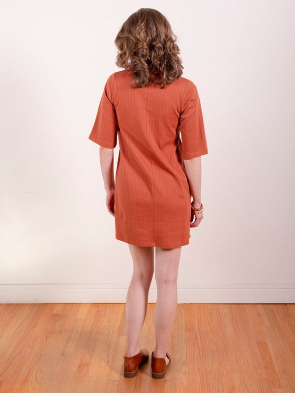 Eve Dress - Sandstone Rib Knit - Image 3