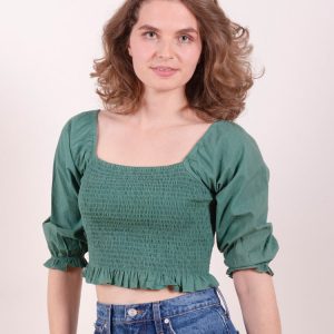 Theodora Blouse - Everglade - Image 1