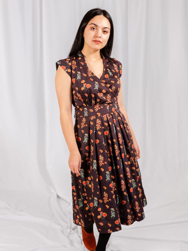 Lucille Dress - Botanical Dusk - Image 2